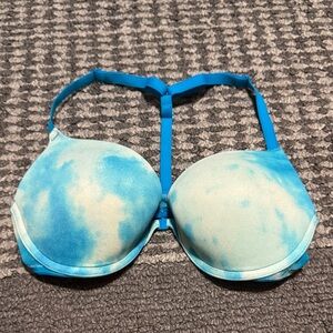PINK Victoria’s Secret Blue Tie-Dye Bra